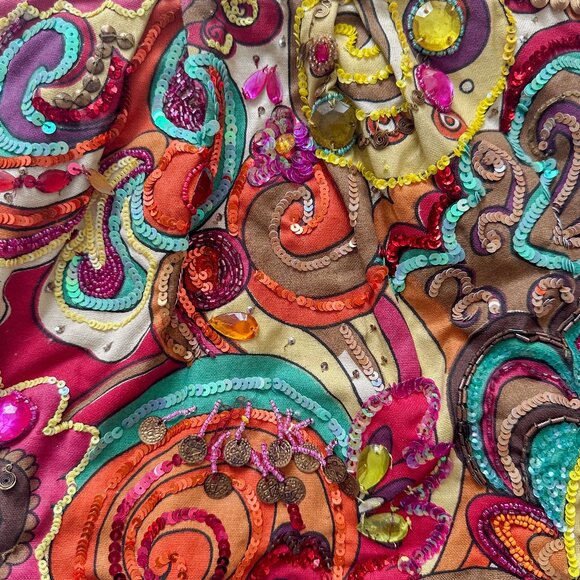 Accessorize boho beaded tote bag - Picture 5 of 9